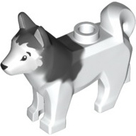 Lego pes husky, bílá (6076467)